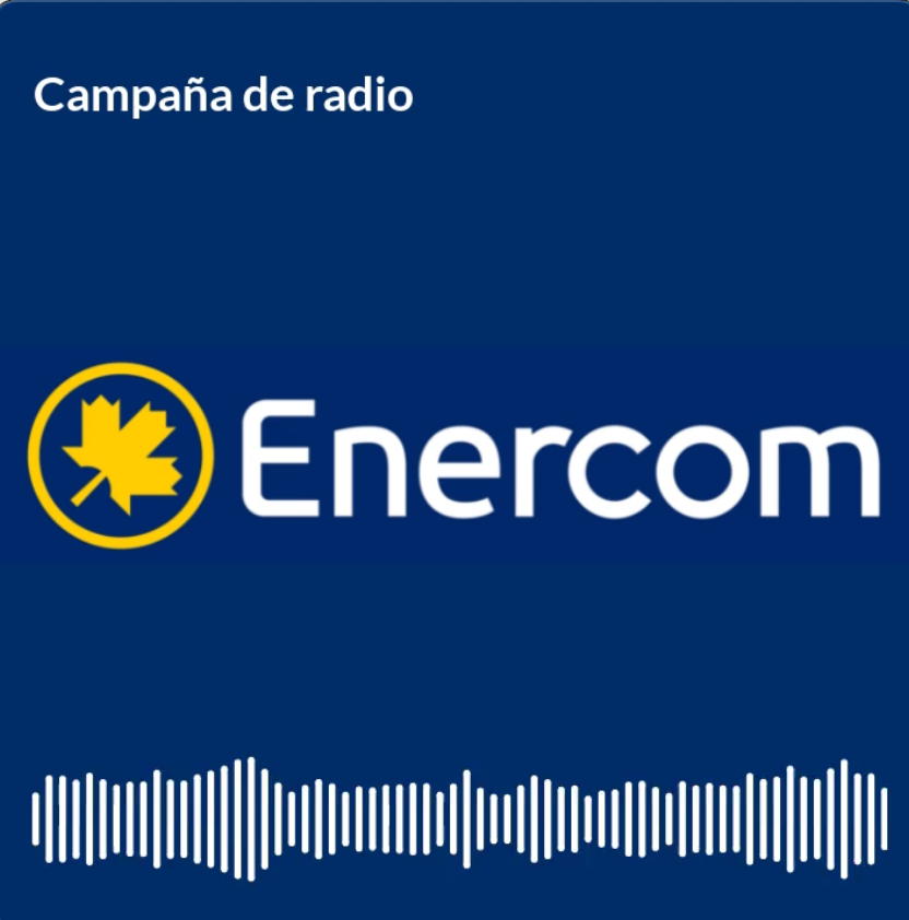 Enercom anuncio en la radio